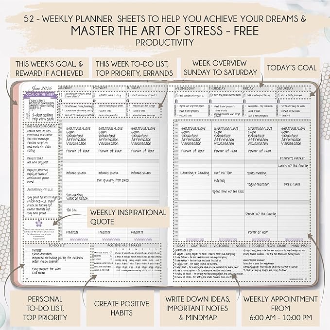 Law of Attraction Planner 2026 Deluxe - Image 4