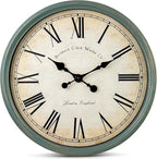 Bernhard Products Large Decorative Wall Clock 20 Inch Silent Non Ticking by BernhardProducts