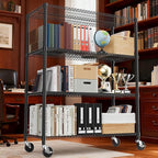 M MZG 4 Tiers Shelf 2640 lbs Steel Storage Shelving Utility Shelving Unit Steel - Image 6