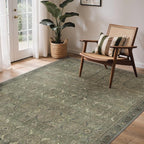 GENIMO 6x9 Area Rugs for Living Room, Machine Washable Non Slip Vintage Rugs by GENIMO