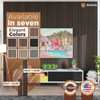 Avana Modern Acoustic Wood Wall Panels – 94.4x12.6 Inch Dark Walnut Acoustic - Image 7