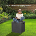 Yardgrace 35 Gallon Outdoor Storage Box Waterproof, Resin Deck Boxes - Image 8