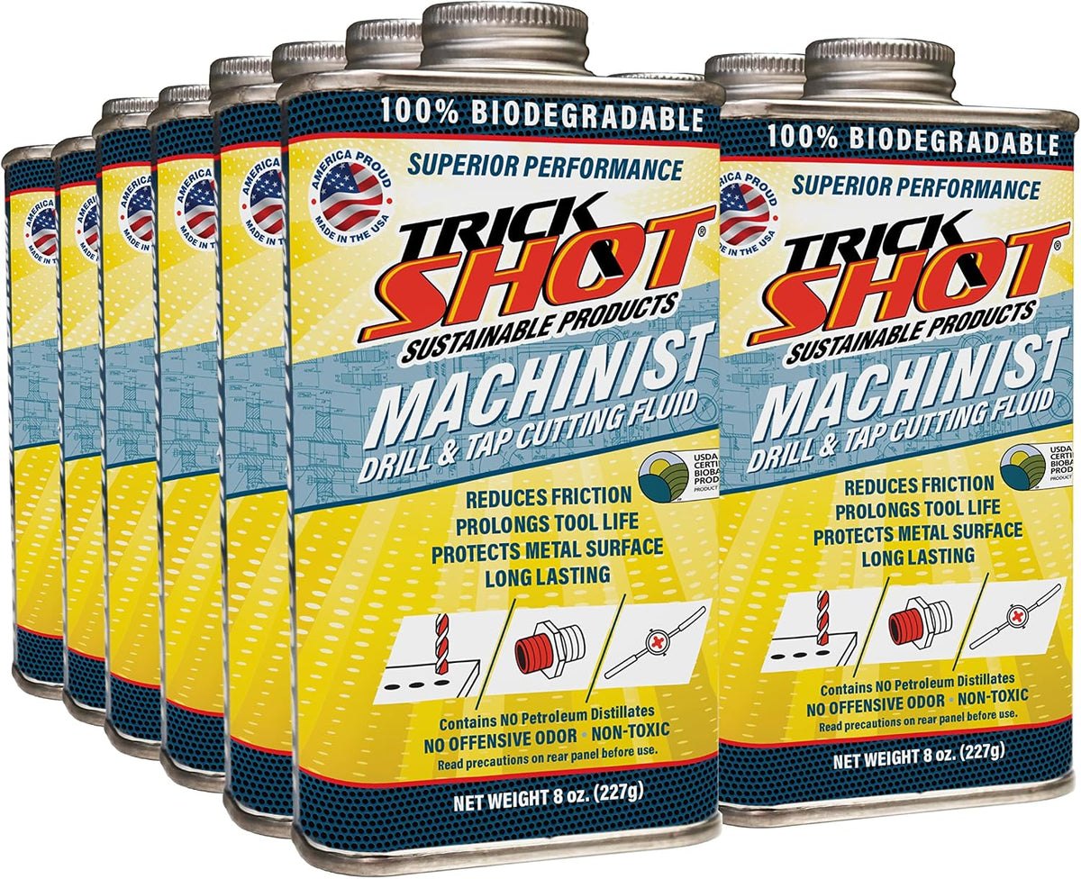 Premium USA-Made Cutting Oil & Fluid | 12 Unit Case - 8 oz. Metal Can |