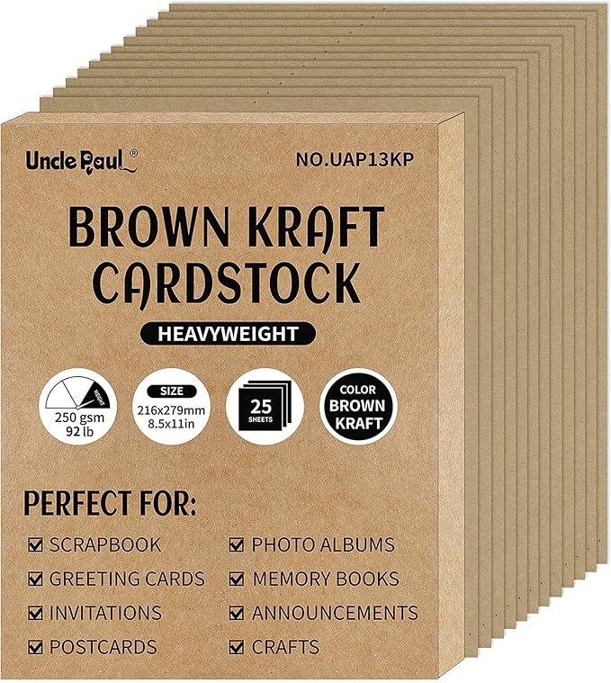 Brown Kraft Cardstock by UnclePaul