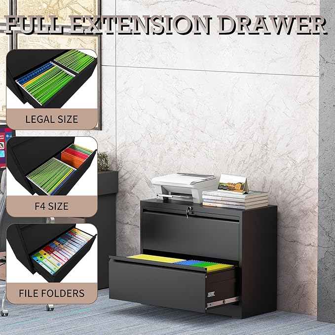 mysteeldepot 2 Drawer Lateral File Cabinet - Image 5
