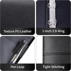 Antner 3 Ring Personal Check Binder - Image 4