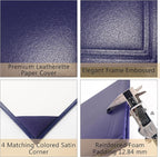 GraduationMall 11"x14" Imprinted Padded Diploma Cover Certificate Holder Purple - Image 3