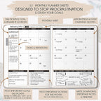 Life & Goal Planner – Undated Daily, Weekly & Monthly Organizer - Image 4