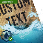 Custom Sign, Custom Street Sign, 11 Font Colors, 13 Font Styles, 4 Hole Options - Image 7