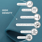 DECOLAB Freestanding Room Partition, Indoor Privacy Panel - Image 5