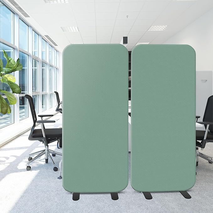 DECOLAB Standing Room Divider, Space Privacy Partition, Portable Wall Panel - Image 2