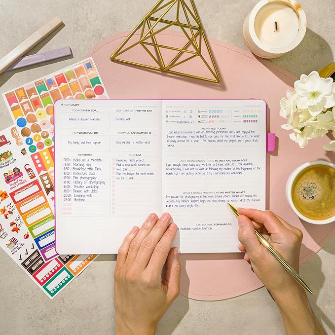Clever Fox Self-Care Journal – Daily Reflection Notebook – Mental Health & - Image 6