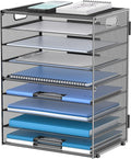 DALTACK 9-Tier Paper Letter Tray Desk Organizer by DALTACK