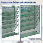EASEPRES 6 Tier Desk File Organizer, Mesh Hanging Wall Mount Document - Image 3