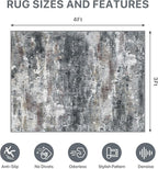 Office Chair Mat for Hardwood Tile Floor, Abstract 36"X 48" Desk Mats for - Image 9