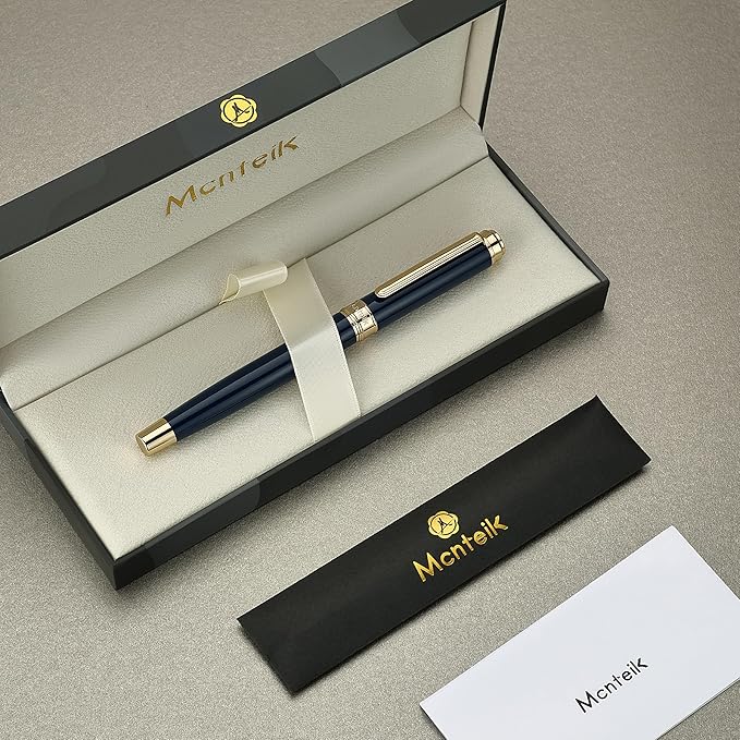 MCNTEIK 317 Fountain Pen, Stunning Luxury Piano Lacquer, 18K Gilded Nib - Image 2