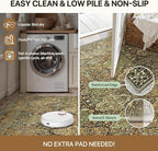 GENIMO Area Rug 2x3 Doormat, Machine Washable Low Pile Rugs, Small Retro - Image 6