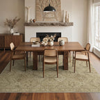 GENIMO 6x9Area Rugs for Living Room, Machine Washable Non Slip Vintage Rugs - Image 9