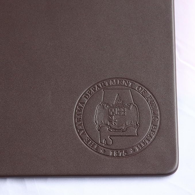 DACASSO Leatherette Keyboard/Mouse Desk Mat- Luxury Leatherette Desk Blotter - Image 10