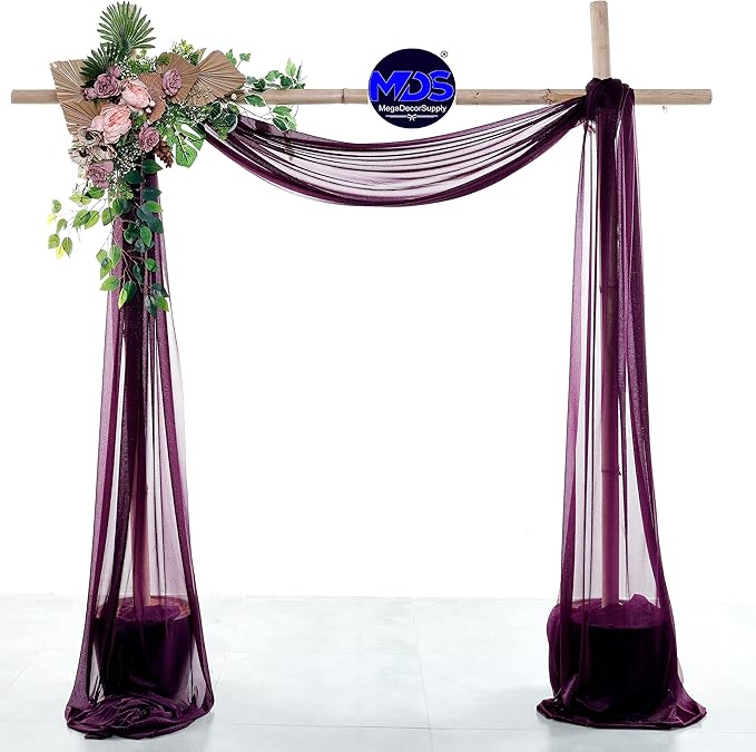 MDS Halloween Chiffon Draping Fabric - 1 Panel, 30" Wide x 100ft Long - ...