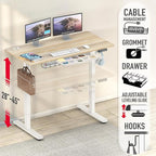 SHW 48-Inch Electric Height Adjustable Standing Desk - Image 4
