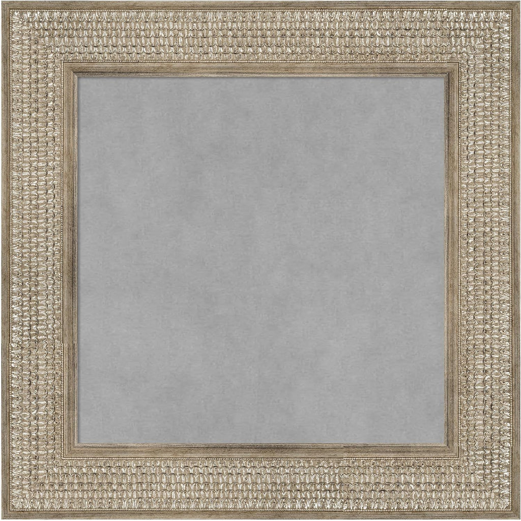 Amanti Art Silver Framed Magnetic Board 22x22 Small Vision Board