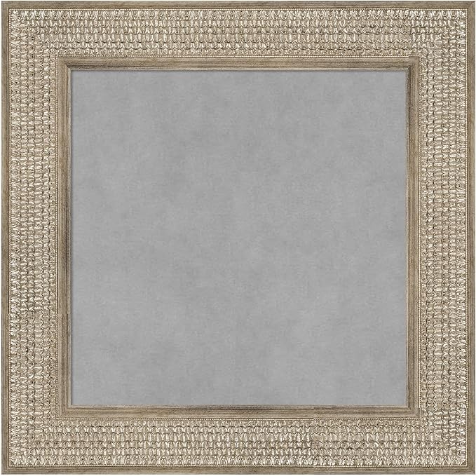 Amanti Art Silver Framed Magnetic Board 22x22 Small Vision Board by AmantiArt