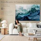 Soon Global Acoustical Wall Panels, 72 X 48 Inches Art Acoustic Panels - Image 6
