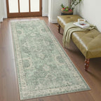 GENIMO 2'6''x6 Runner Rugs for Hallway, Machine Washable Non Slip Vintage Rugs - Image 8