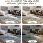 GENIMO Washable Area Rugs for Living Room, 8x10 Modern Non Slip Rugs, Low Pile - Image 8