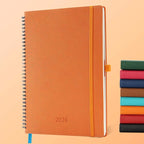 IN-LUXPRO Planner 2026 Daily Weekly and Monthly, 11.5"x8.5", 12 Months Spiral by IN-LUXPRO