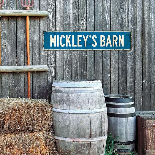 Custom Rustic Sign, Personalized Decor Street and Gift, 4x18 Inches, Fade - Image 7