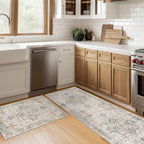GENIMO Runner Rug 2PCs, Machine Washable Non Slip Vintage Hallway Runner Rug - Image 4