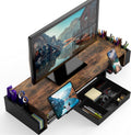 simple houseware desk dual monitor stand riser with, main product view