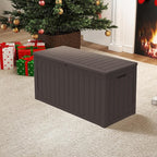 Decksplore 100 Gallon Outdoor Storage Box Waterproof, Lockable Resin Deck Box by Decksplore%E2%80%94BuiltforOutdoor