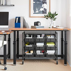 Seville Classics Heavy Duty NSF Bin Rack Solid Steel Wire Shelving Storage Unit - Image 4