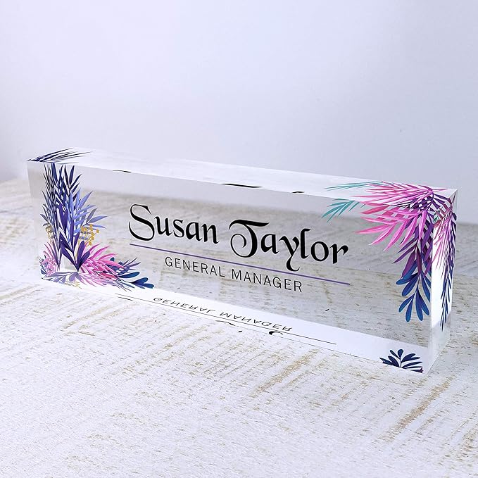 Artblox Office Desk Name Plate Personalized | Custom Name Plates - Image 5