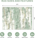 Office Chair Mat for Hardwood Tile Floor, Abstract 36"X 48" Desk Mats for - Image 9