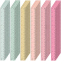 ForraFun 120 Pcs 12 Inch Plastic Ruler Bulk Colorful Transparent Ruler by Unknown