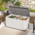 TARKARI Premium Pro Edition 100 Gallon Lockable Resin Deck Box, Waterproof & - Image 3