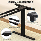 BIZUM Standing Desk Frame Dual Motor, Standing Desk Legs Up to 47.2", Computer - Image 4