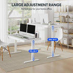 FLEXISPOT 55" White Electric Standing Desk - Image 9