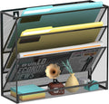 SUPEASY Wall File Organizer Mesh Office Mail Holder, Hanging Wall Organizer by SUPEASY