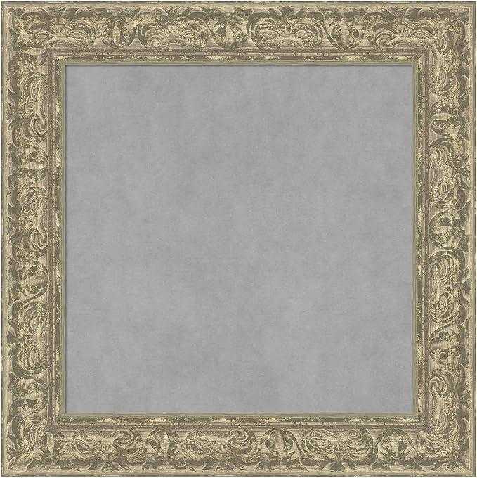 Amanti Art Silver Framed Magnetic Board 27x27 Medium Vision Board by AmantiArt