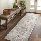 GENIMO Runner Rug 2x10 Machine Washable Non Slip Vintage Hallway Runner Rug - Image 9