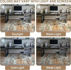 Office Chair Mat for Hardwood Tile Floor, Abstract 36"X 48" Desk Mats for - Image 6
