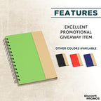 DISCOUNT PROMOS Eco Friendly Spiral Notebooks - Image 2