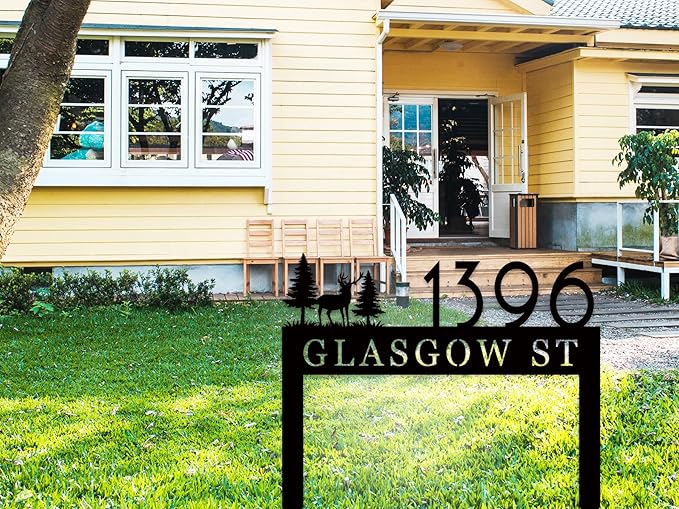 Personalized Metal Address Sign - Image 4