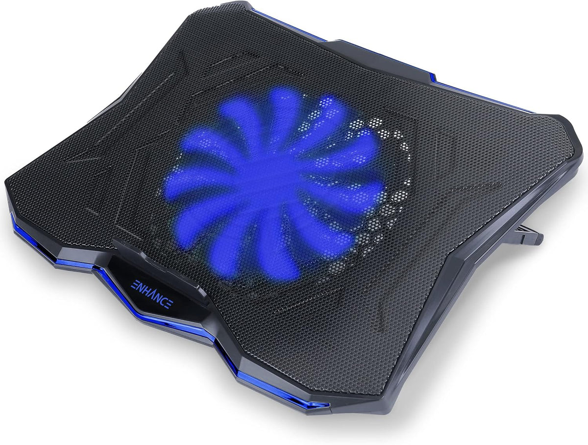 ENHANCE Cryogen 5 Gaming Laptop Cooling Pad Stand - Laptop Cooler with 7 Adju...