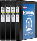 Avery Economy View 3 Ring Binders, Homeschool Supplies, Home Organization by Avery